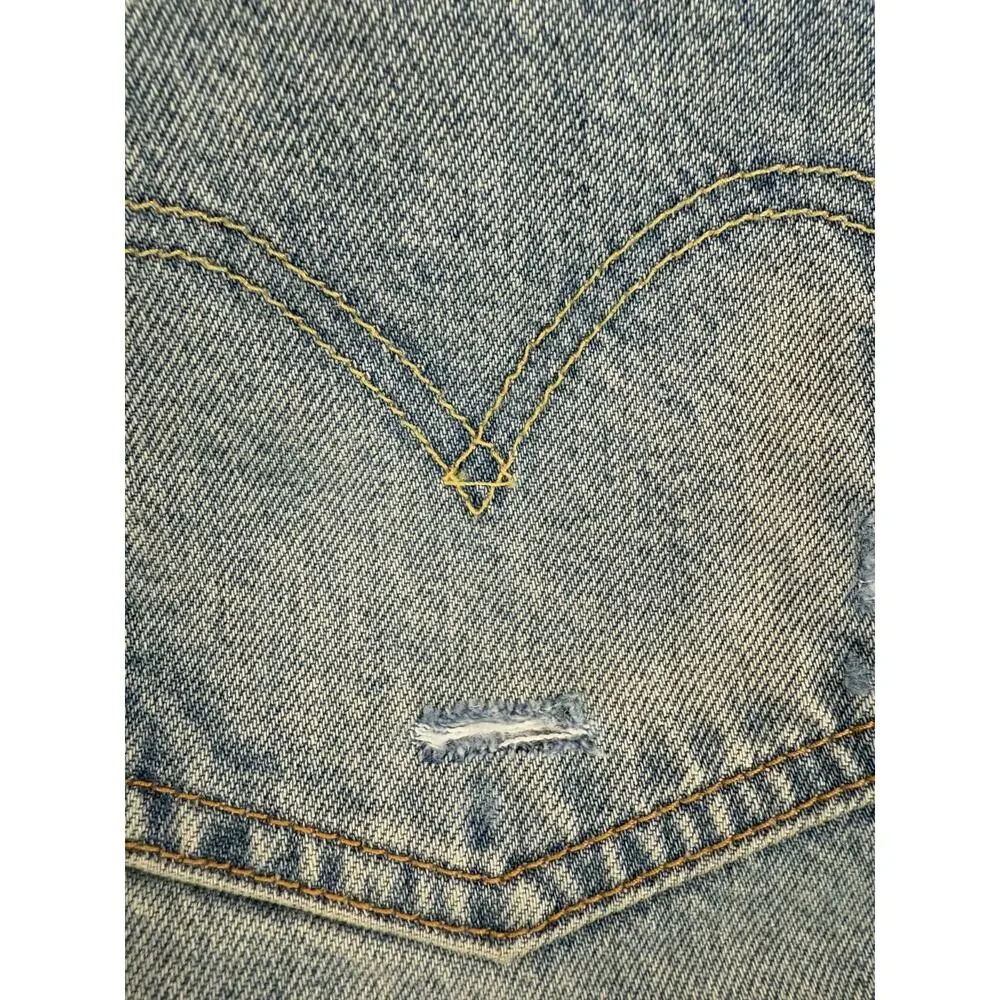 Levi's Premium Women 501 Original Fit Mid Rise Straight Leg Jeans 28x32 Blue NWT - Picture 12 of 16